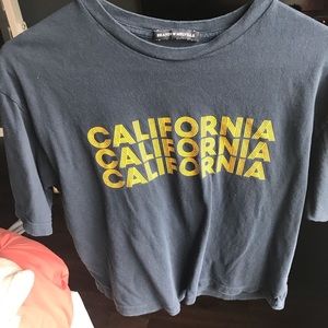 Navy brandy Melville top